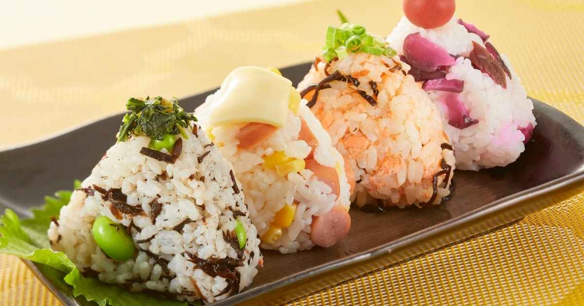 野沢菜おにぎりの画像
